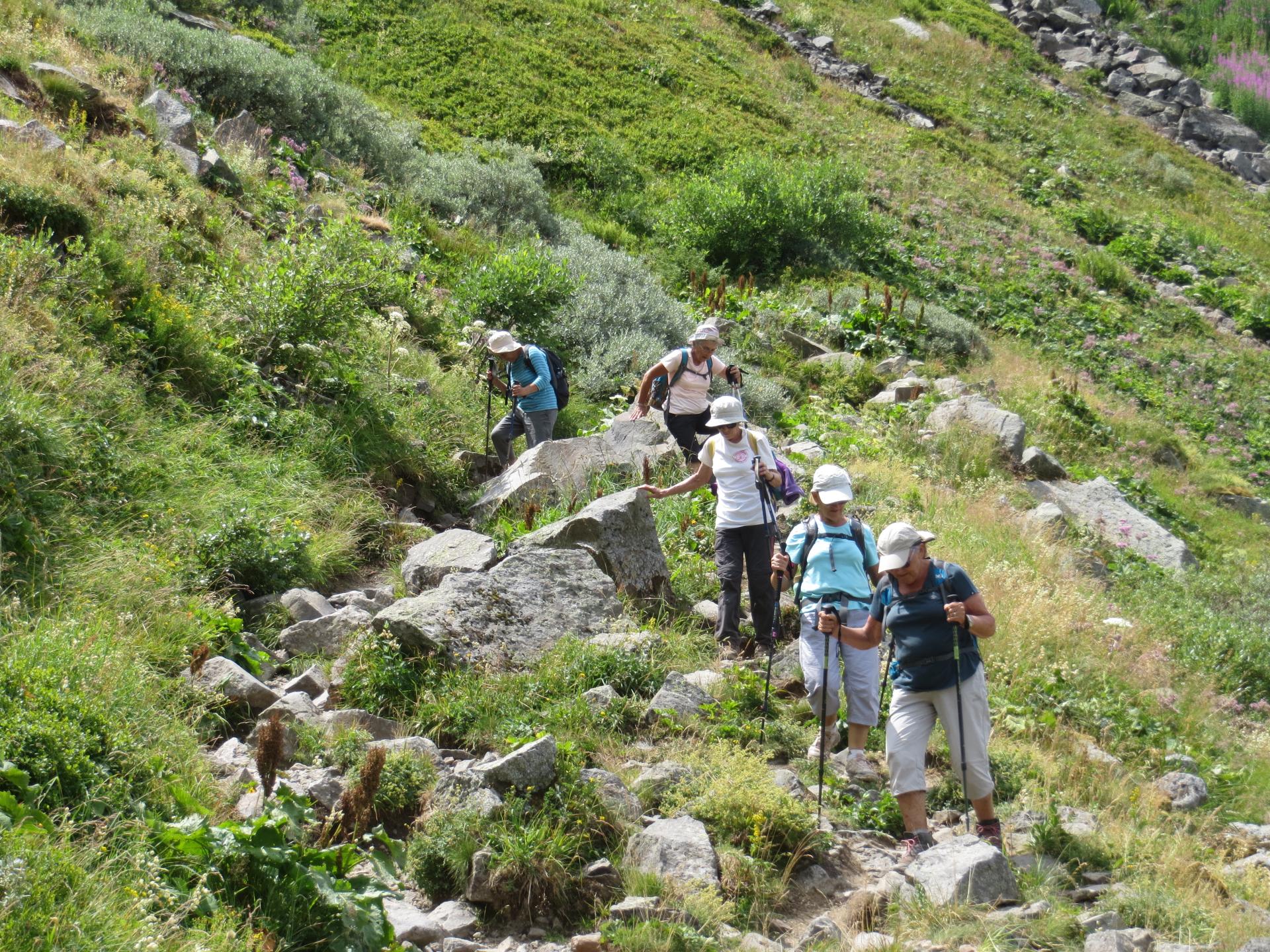 Descente par le Val de Courre